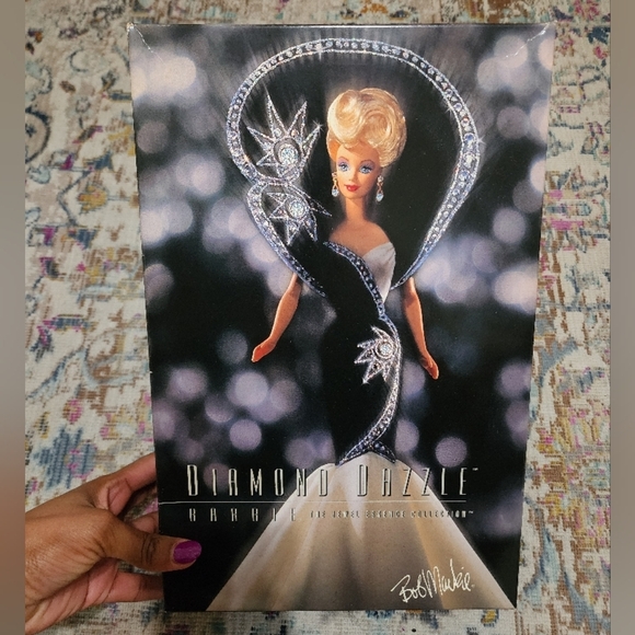 NRFB, Barbie Doll Diamond Dazzle The Jewel Essence Collection by Bob Mackie, NIB - Picture 2 of 8